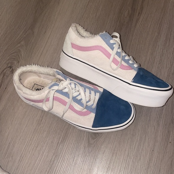 Multi-Colored Platform Vans - Picture 3 of 5